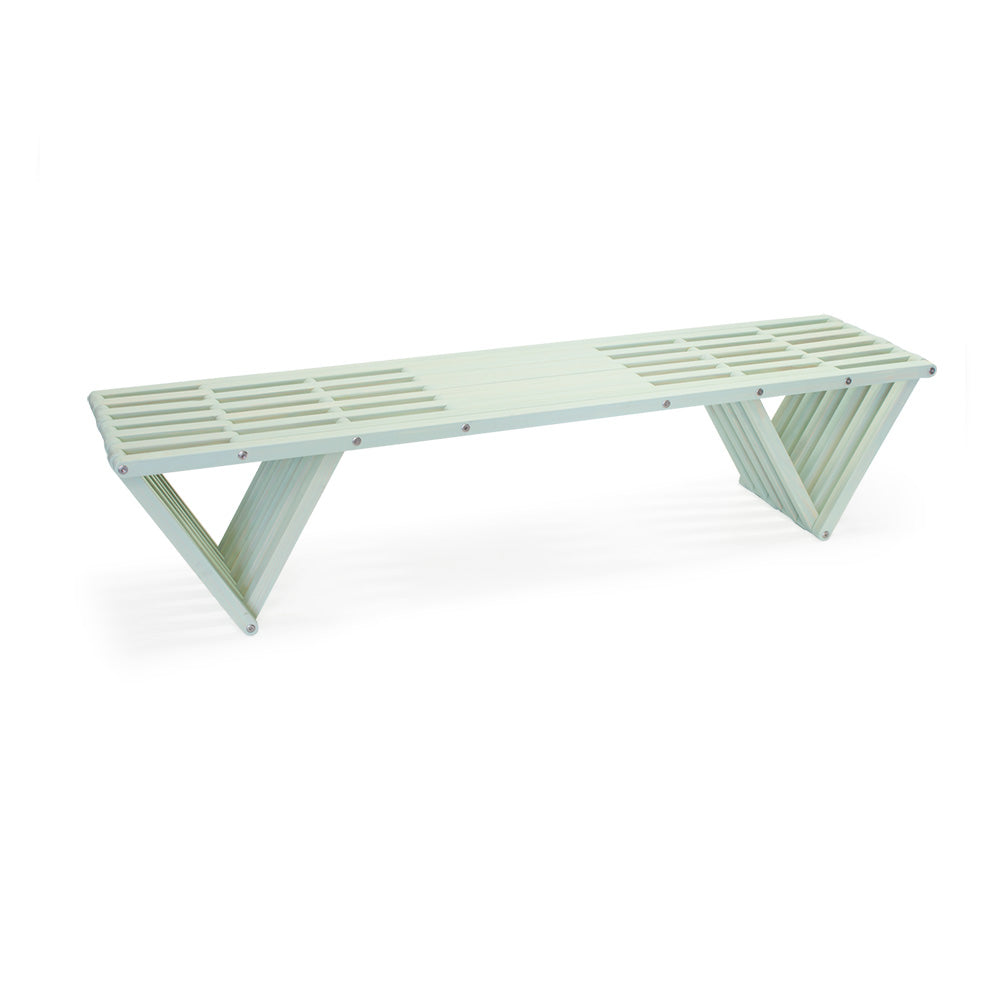 Bench Wood Backless Modern Design 72" x W 18" x H 17" eco-friendly