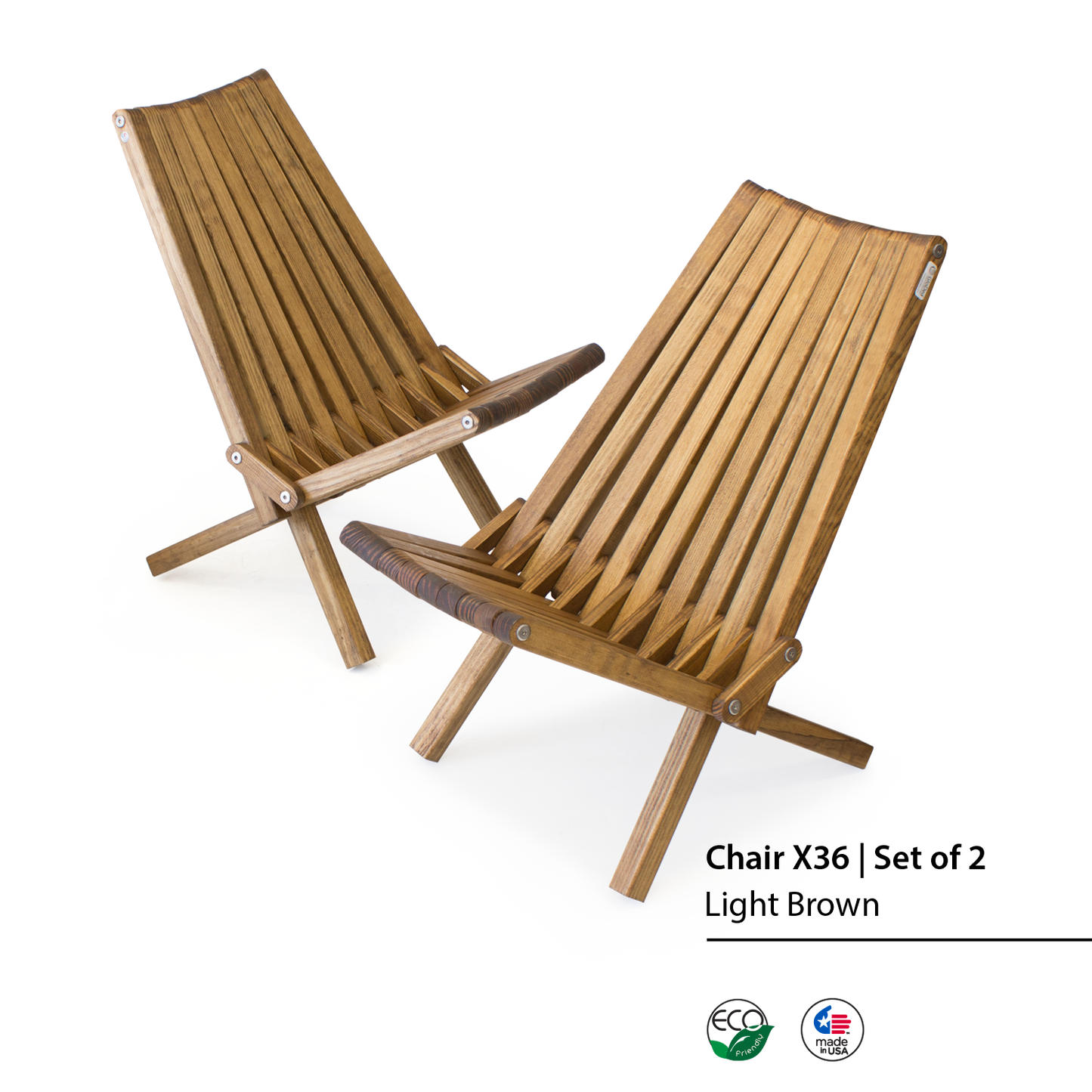 Firepit Wood Folding Chair 29x19