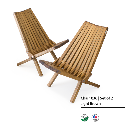 Firepit Wood Folding Chair 29x19