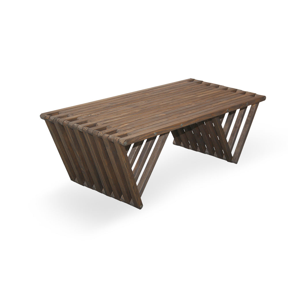 Coffee Table Modern Design Solid Wood L 54" x W 20" x H 17" XQuare eco-friendly