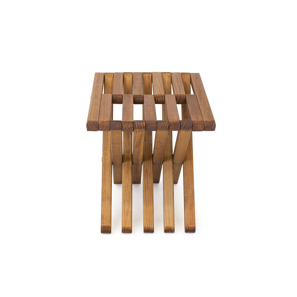 Stool Solid Wood L 19" x W 15" x H 17" eco-friendly